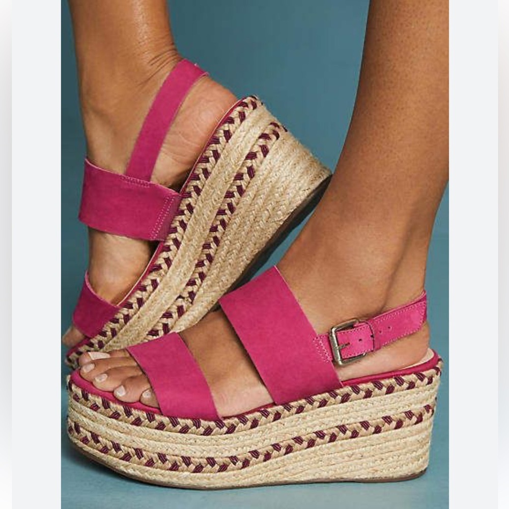 NWOT Anthropologie Klub Nico Vonnie Wedge Sandal